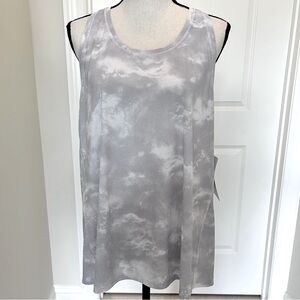 Athleta Ultimate Printed Train Tank in Gray SZ 2X